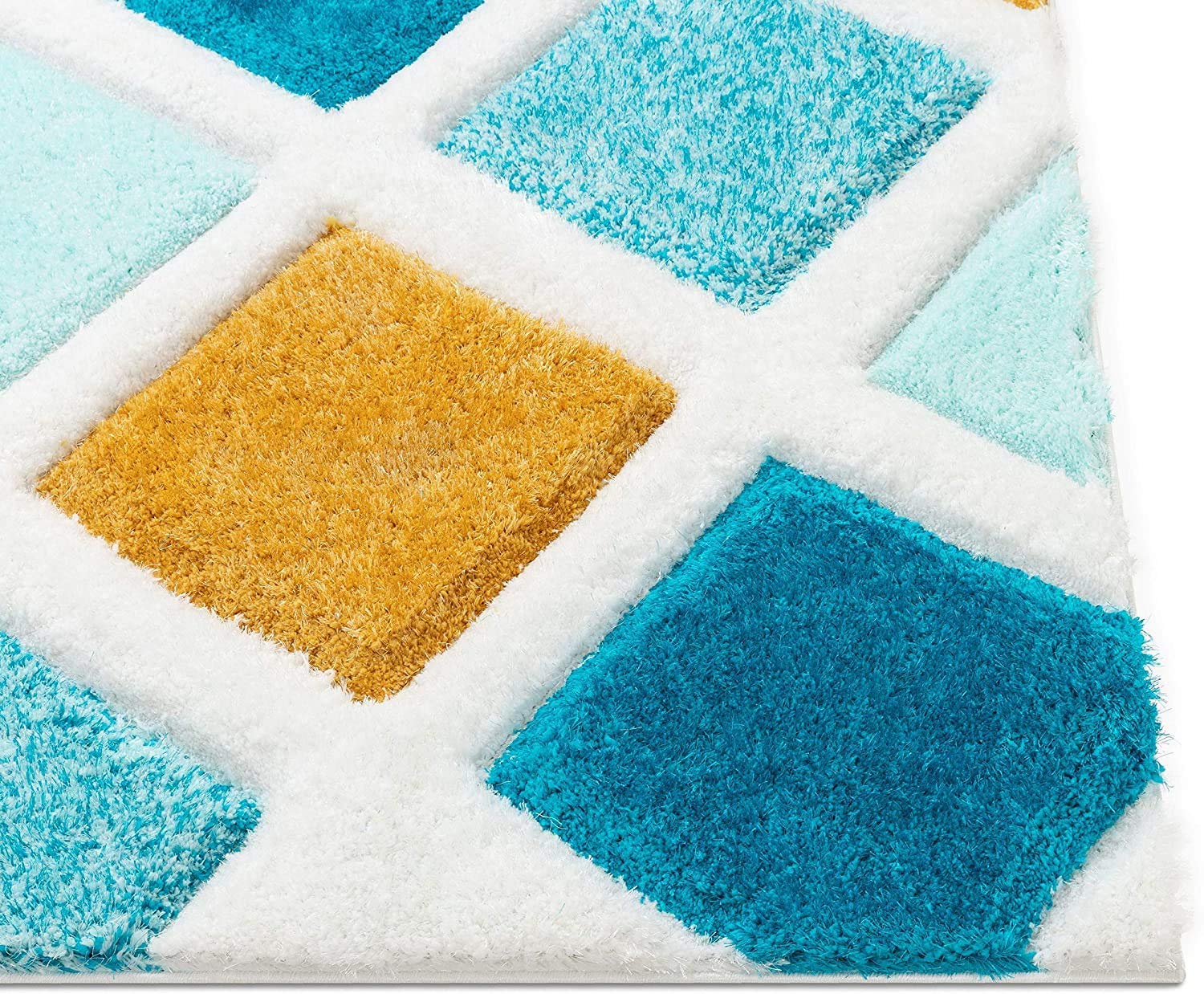 Dynamic Vibrant Harmony Geometric Rug - Rugs at Nestern