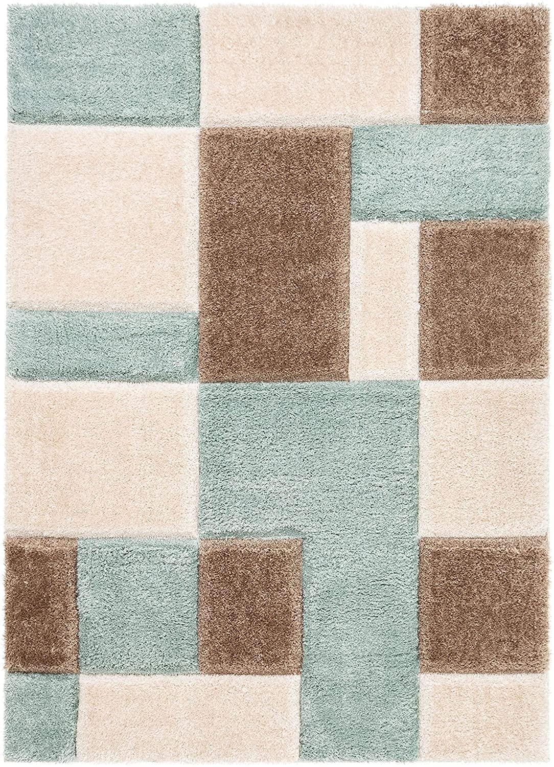 Earthy Elegance Checkered Rug - Rugs at Nestern