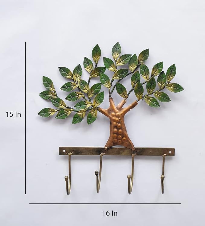 Elegant Tree Key Holder Wall Art - Wall Art at Nestern