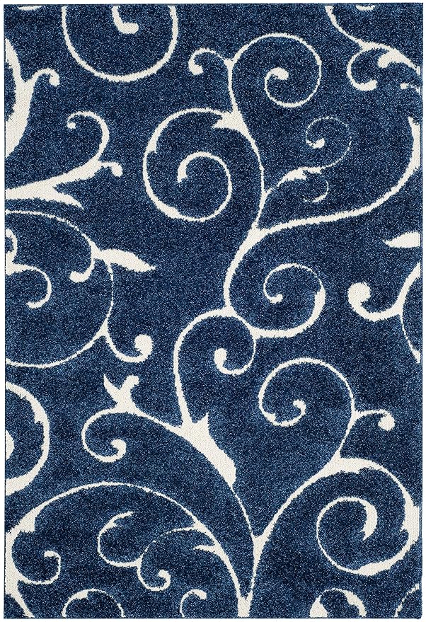 Ethereal Blue Wave Area Rug - Rugs at Nestern