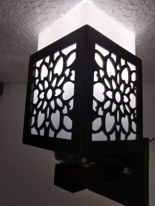 Floral Pattern Cut - Out Wall Lamp - Wall Lights at Nestern