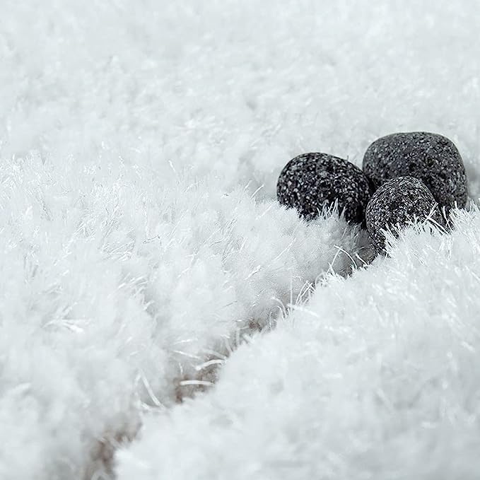 Fluffy Geometric Pattern Area Rug - Rugs at Nestern