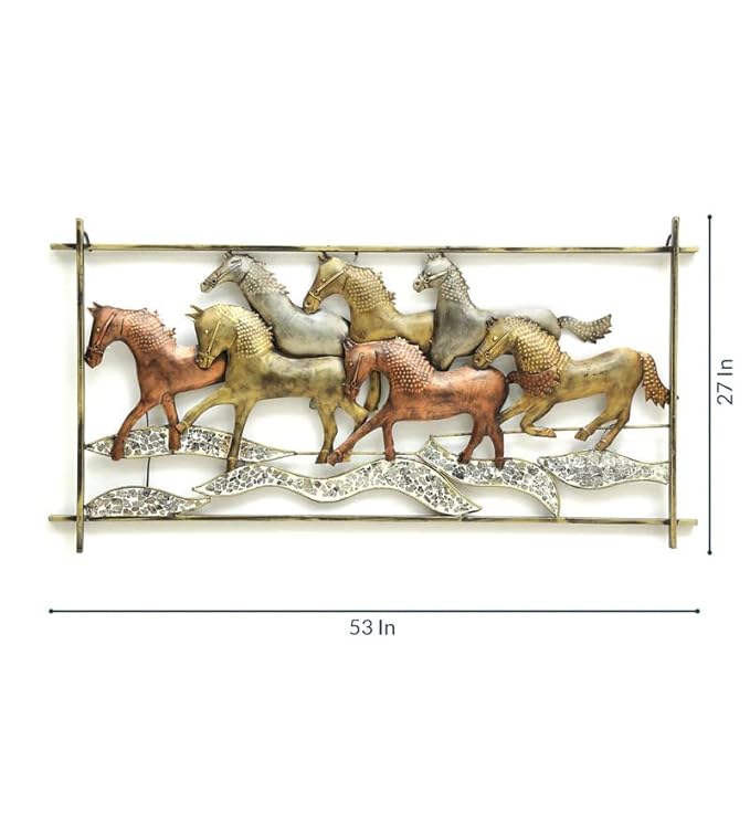 Galloping Horses Metal Wall Art - Wall Art at Nestern