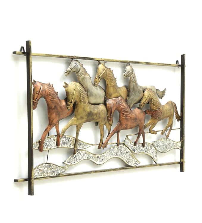 Galloping Horses Metal Wall Art - Wall Art at Nestern