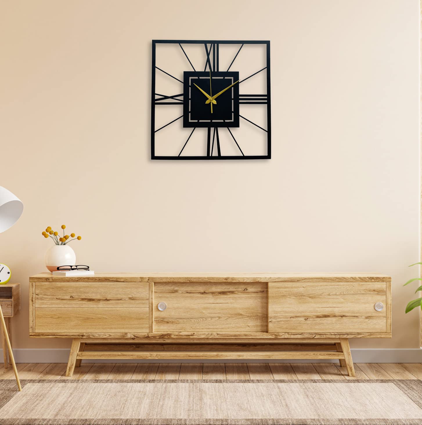 Geometric Modern Wall Clock - Wall Clock at Nestern