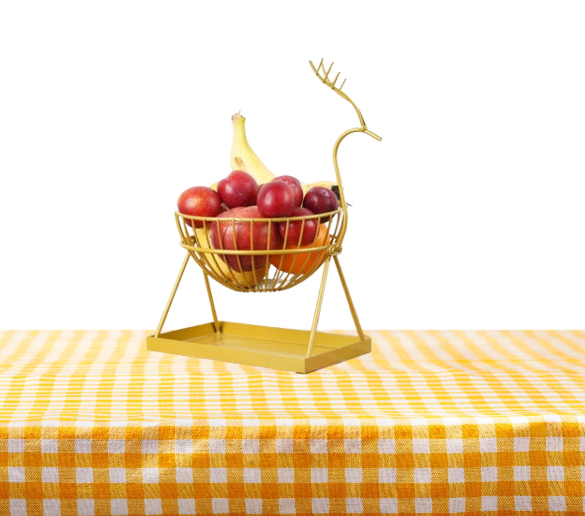 Graceful Deer Fruit Basket - Home Decor at Nestern