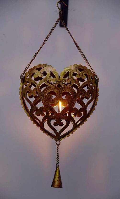 Heart - Shaped Hanging Tealight Holder - Home Decor at Nestern