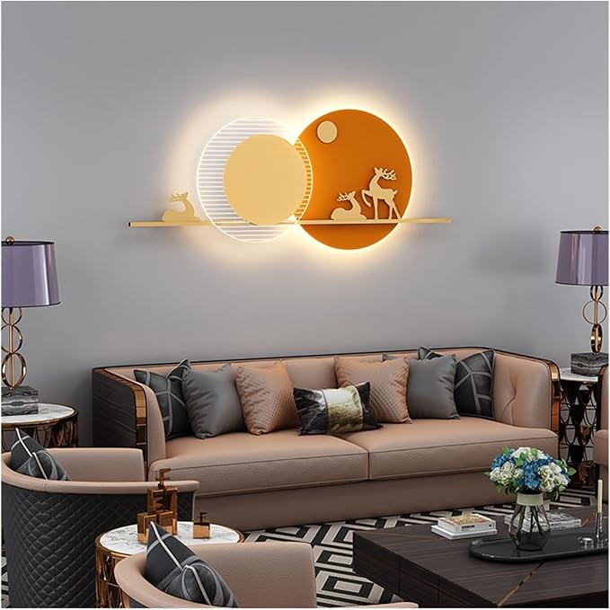 Illuminated Desert Oasis Wall Art - Wall Art at Nestern