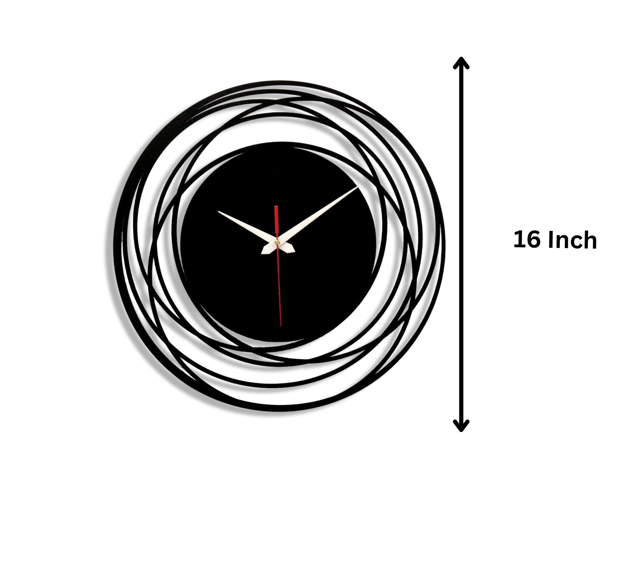 Illusionary Timepiece Wall Clock - Wall Clock at Nestern