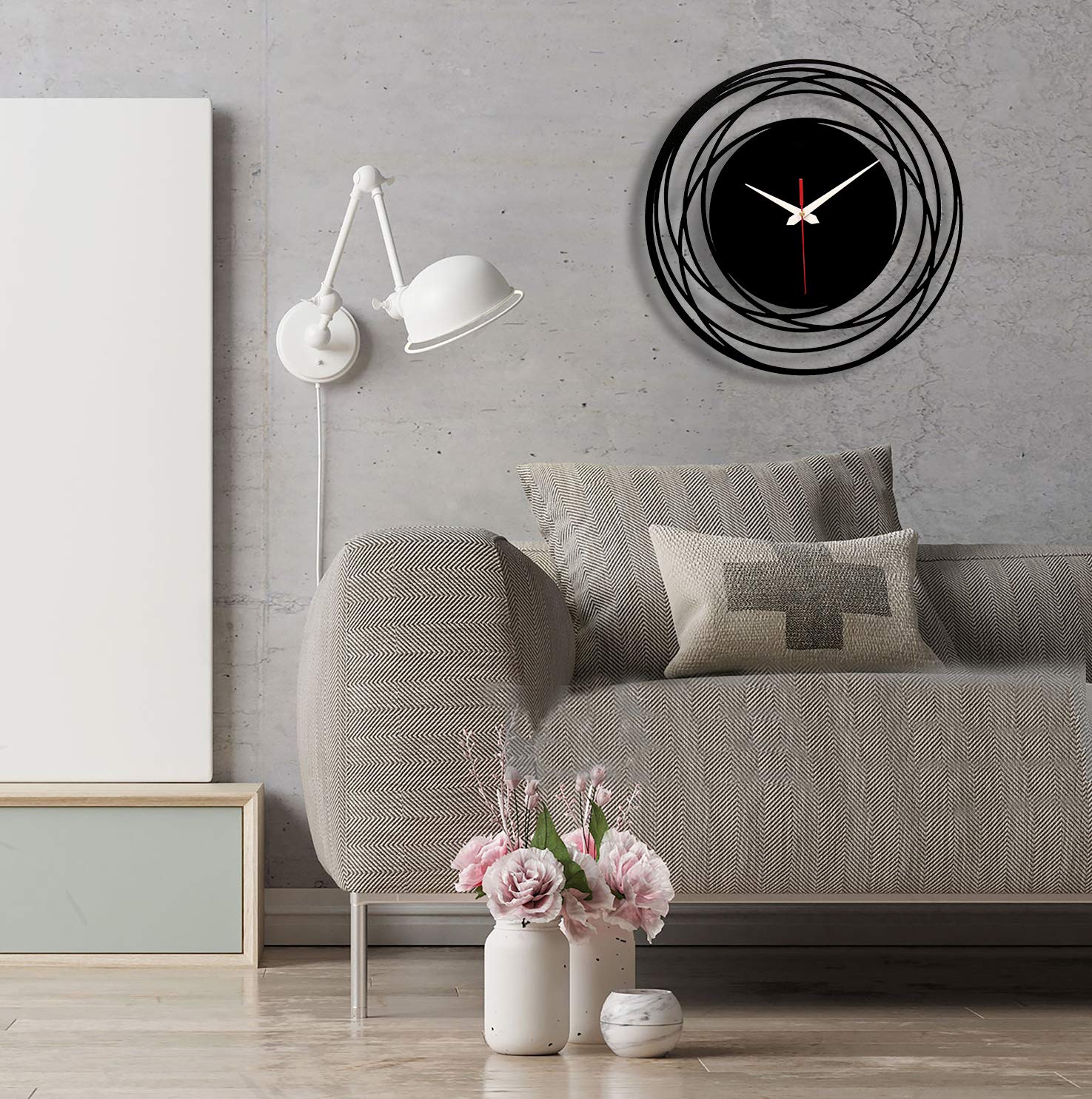 Illusionary Timepiece Wall Clock - Wall Clock at Nestern