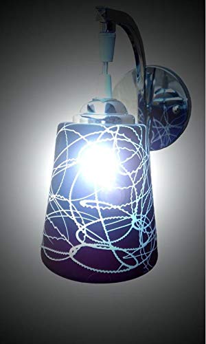 Intricate Crackle Pattern LED Wall Lamp - Wall Lights at Nestern