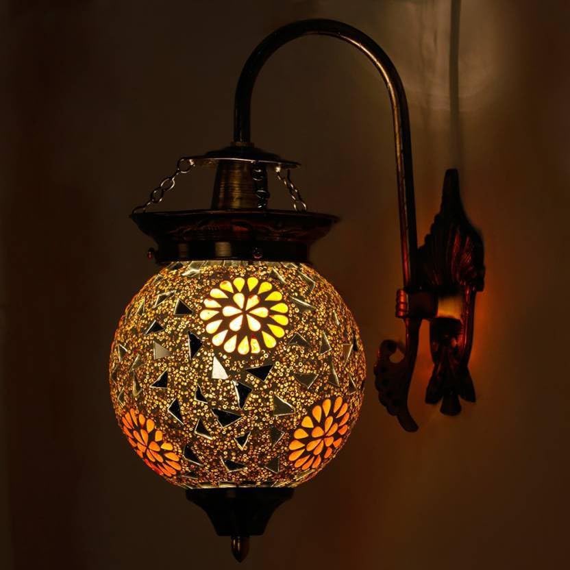 Intricate Cut - Out Pattern Wall Lamp - Wall Lights at Nestern