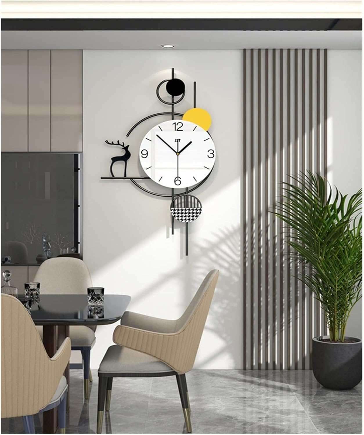 Large Nordic Wall Clock - Wall Clock at Nestern