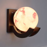 Marbled Spherical Wall Lamp - Wall Lights at Nestern