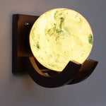 Marbled Spherical Wall Lamp - Wall Lights at Nestern