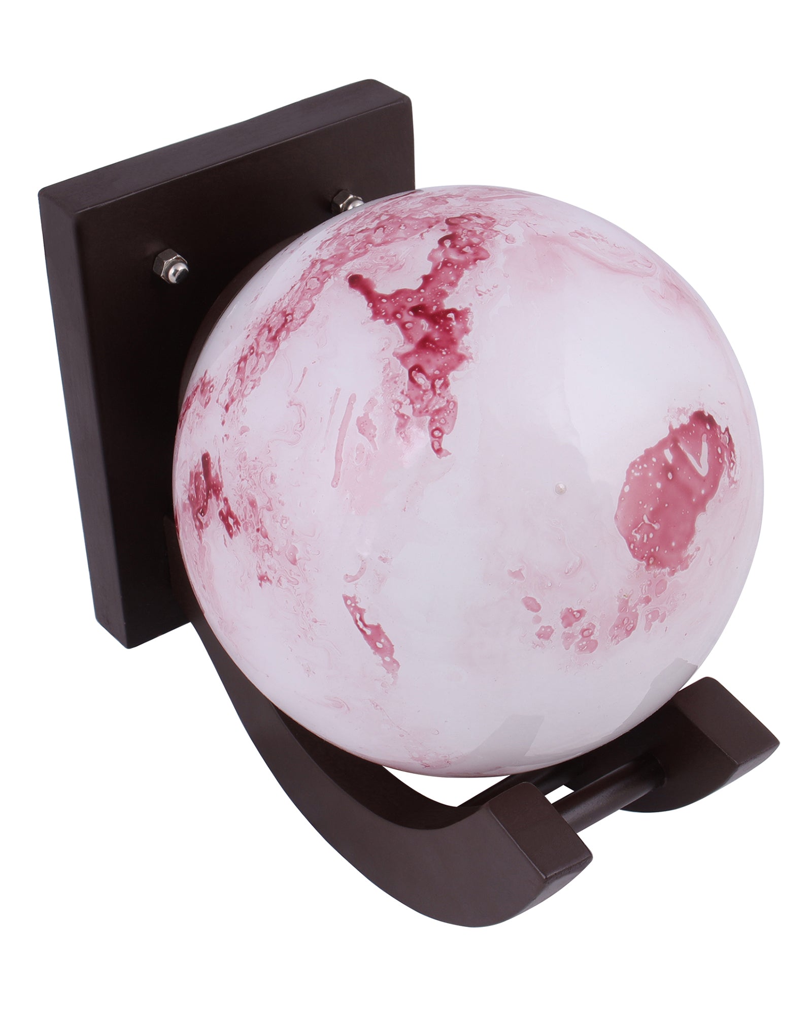 Marbled Spherical Wall Lamp - Wall Lights at Nestern