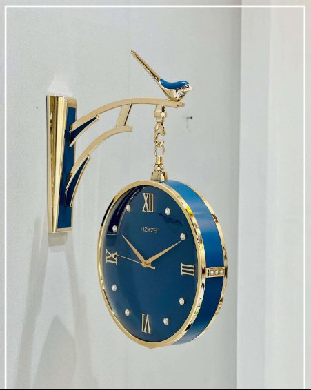 Melting Clock with Bird Design - Wall Clock at Nestern