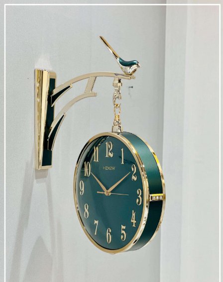 Melting Clock with Bird Design - Wall Clock at Nestern