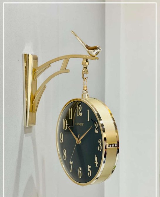 Melting Clock with Bird Design - Wall Clock at Nestern