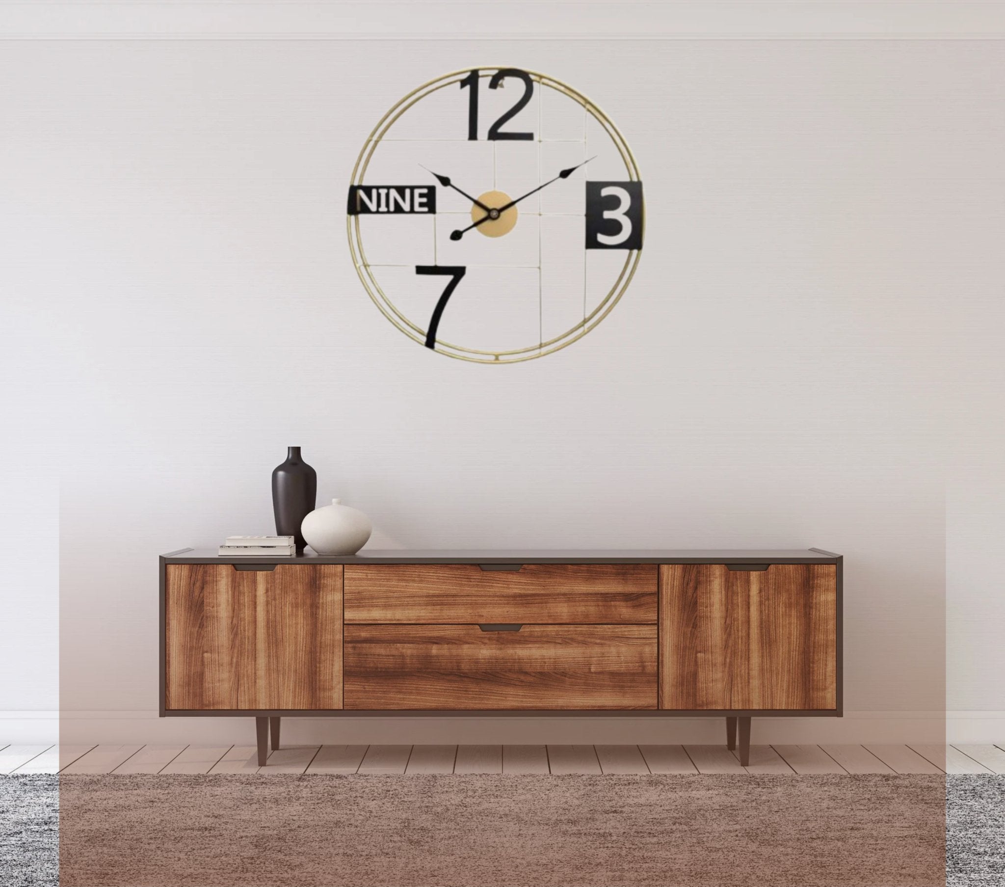 Mid - Century Modern Wall Clock - Wall Clock at Nestern