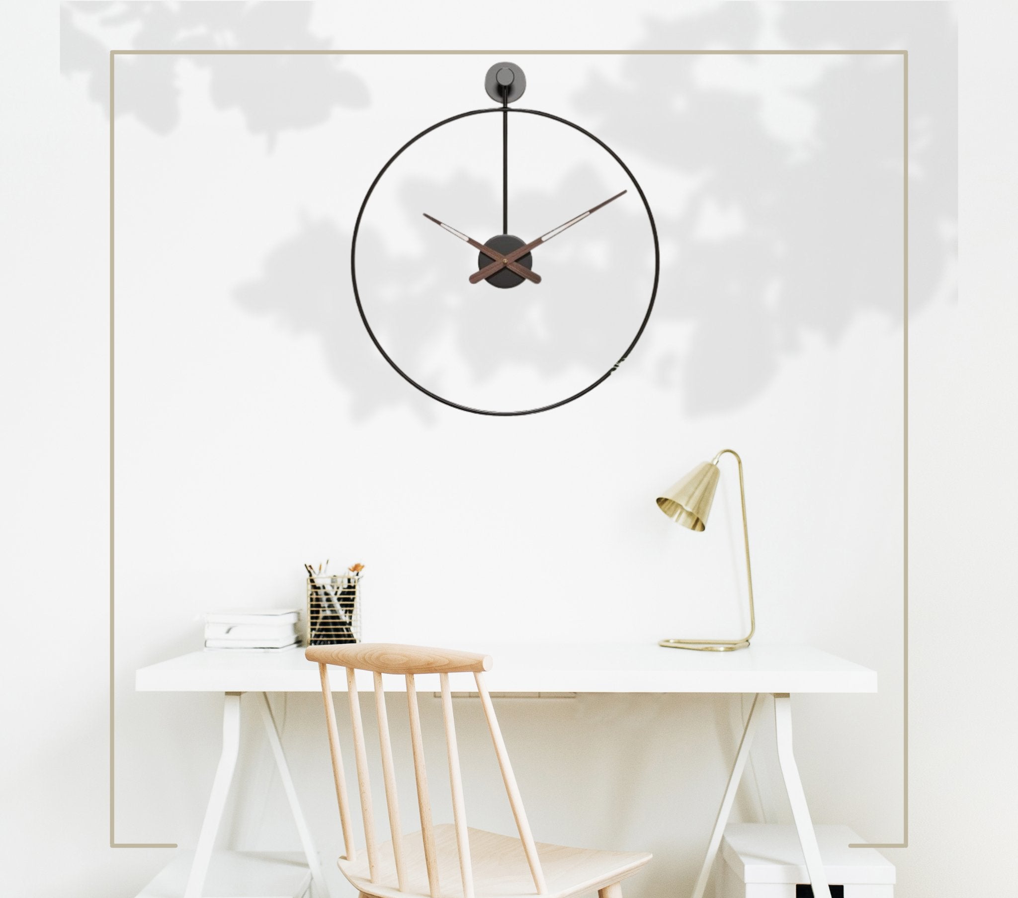 Minimalist Modern Wall Clock: Sleek and Timeless - Home Decor at Nestern