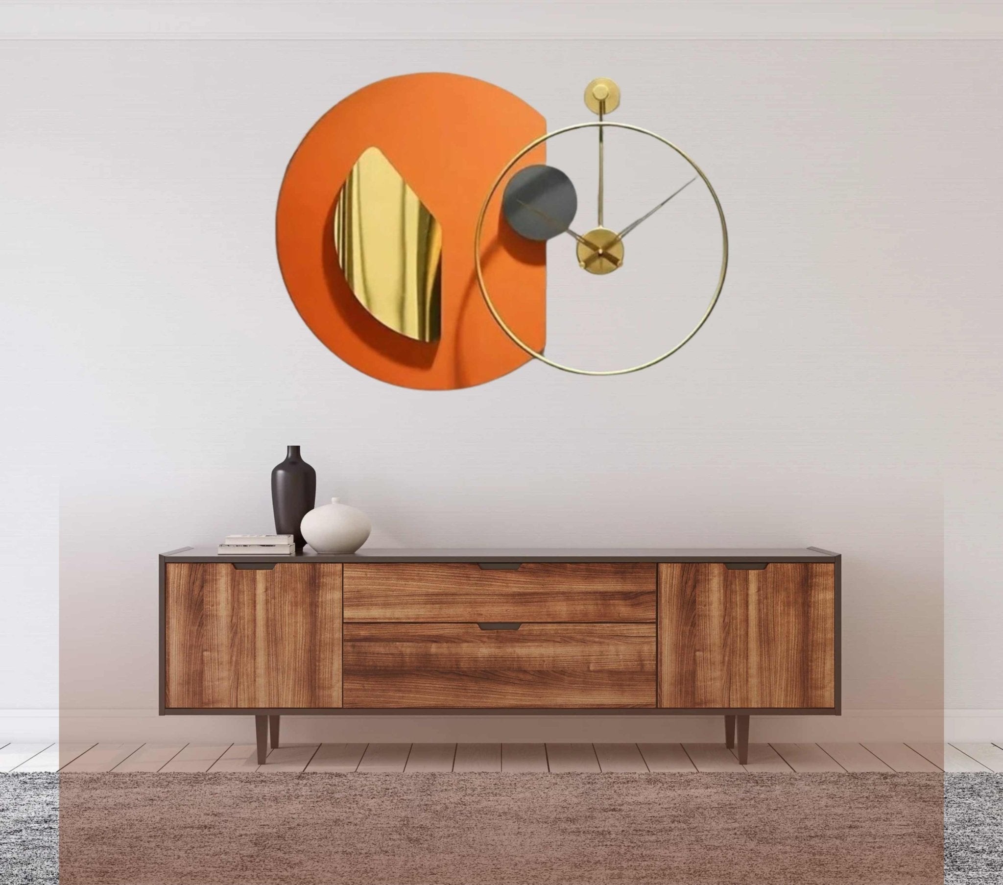 Modern Eclipse Wall Clock: Bold Aesthetics in Time - Wall Clock at Nestern