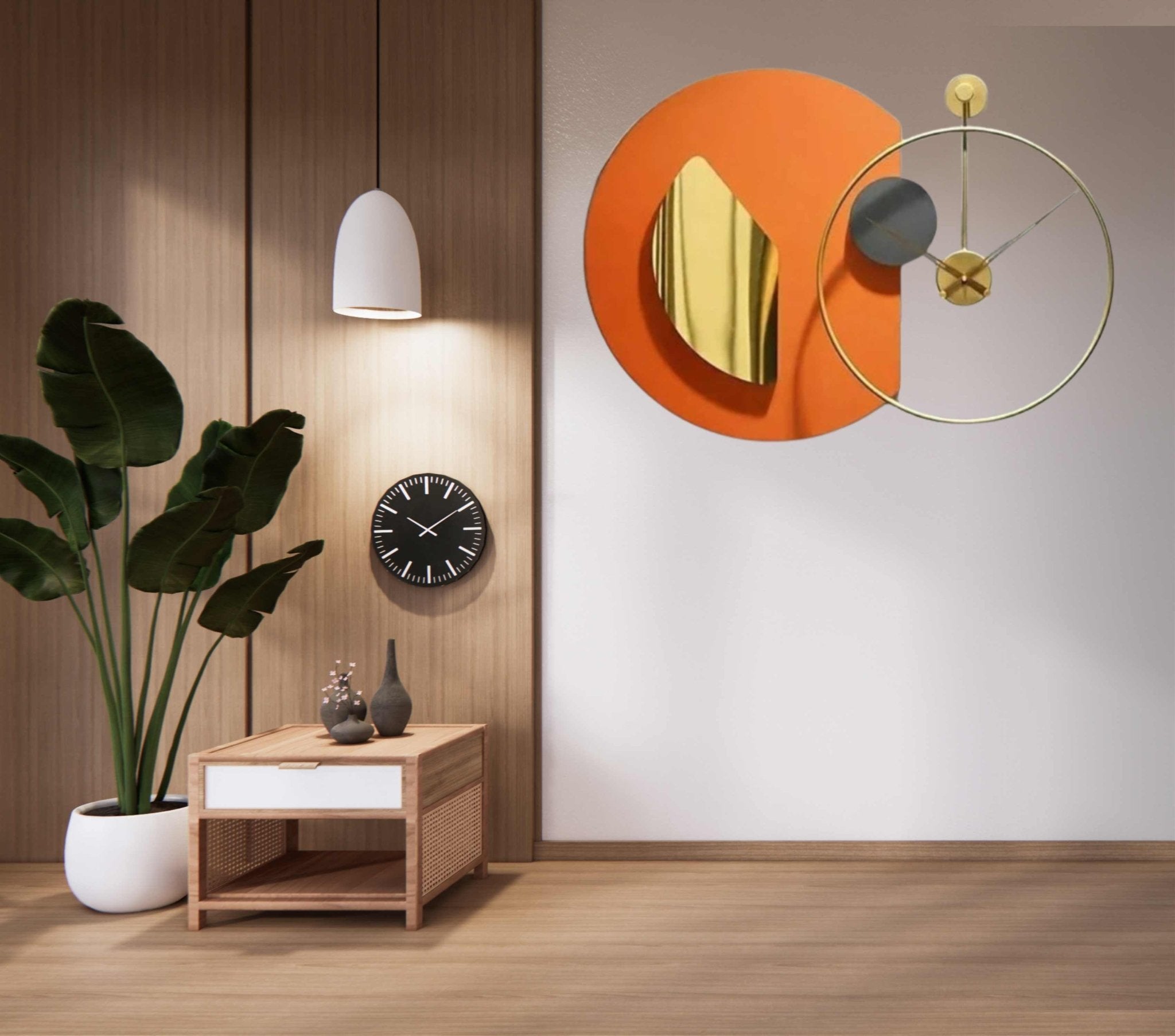 Modern Eclipse Wall Clock: Bold Aesthetics in Time - Wall Clock at Nestern