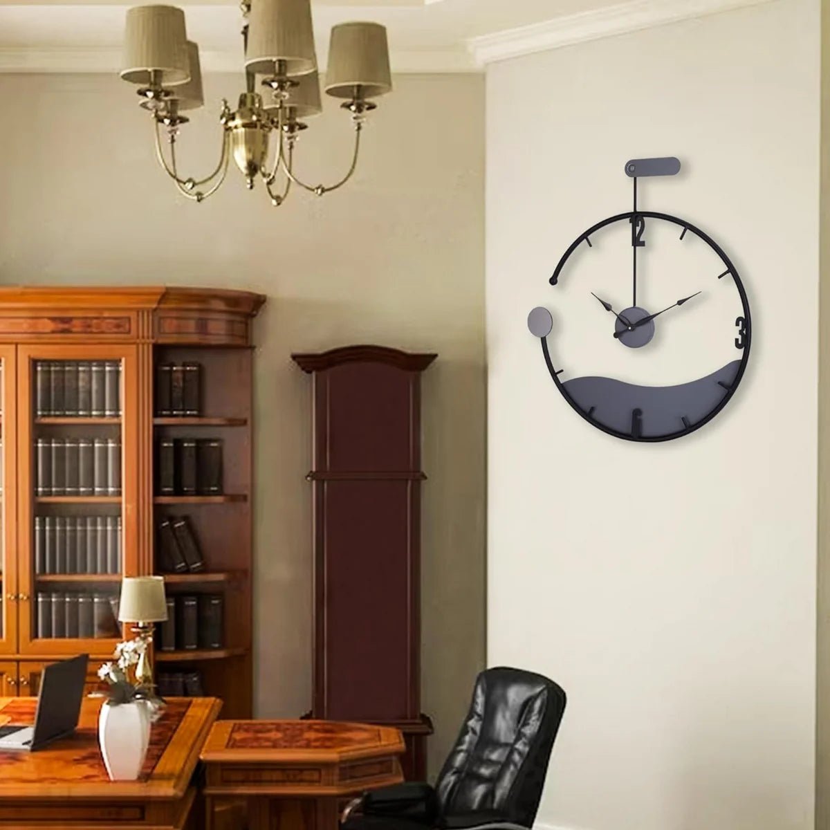 Modern Elegance Wall Clock: Time in Style with Minimalist Design - Home Decor at Nestern