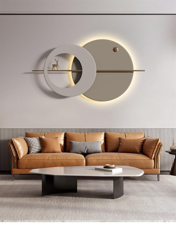 Modern Minimalist Circle Wall Art - Wall Art at Nestern