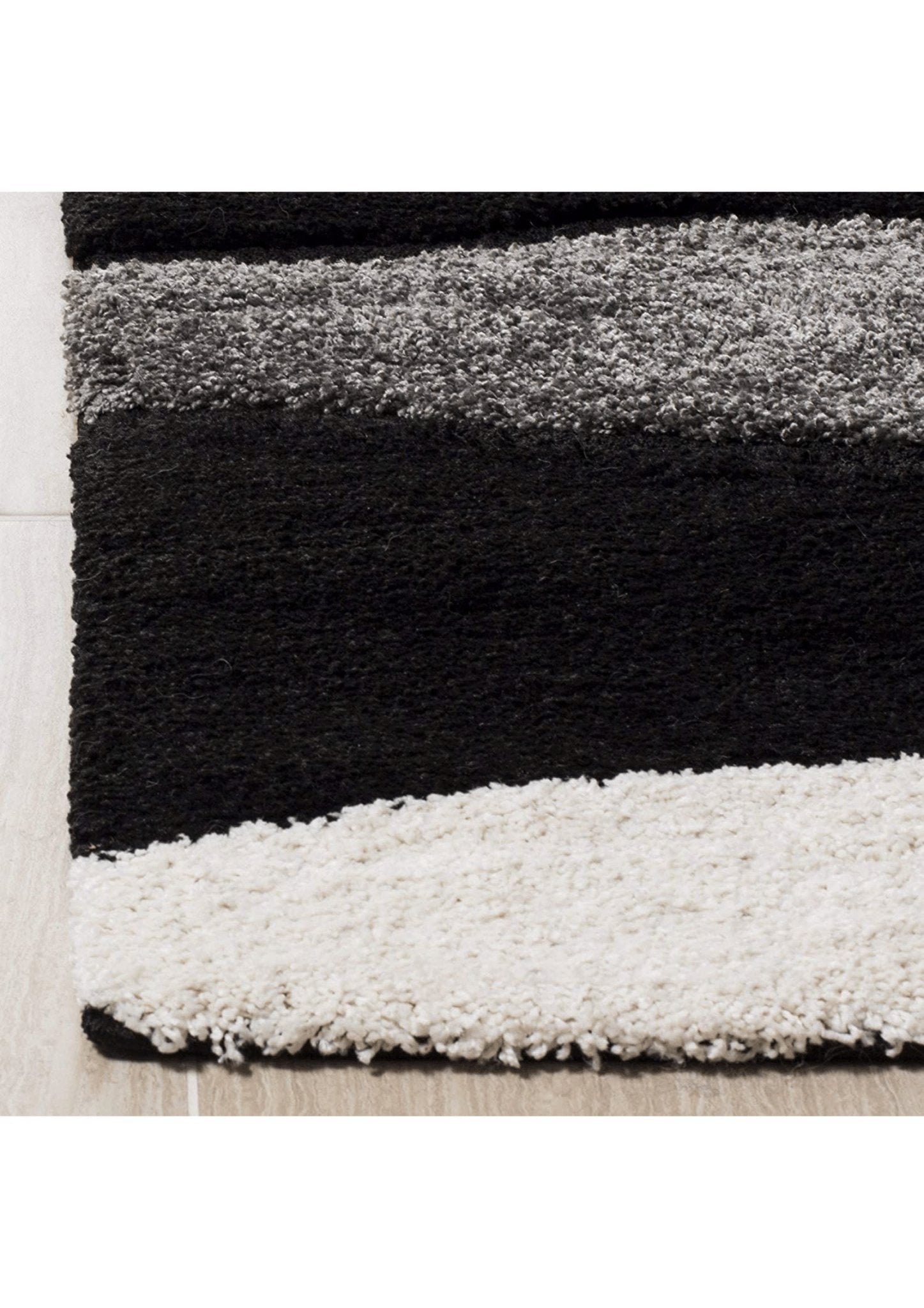 Monochrome Chic Geometric Rug - Rugs at Nestern