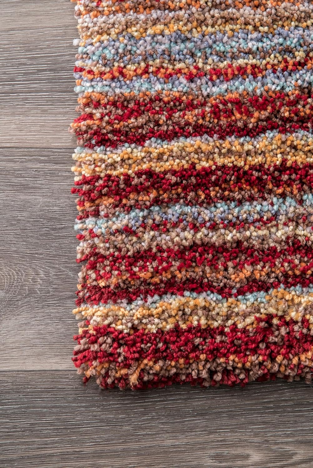 Multicolor Striped Area Rug - Rugs at Nestern