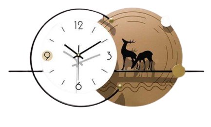 Nature - Inspired Duality Wall Clock - Wall Clock at Nestern