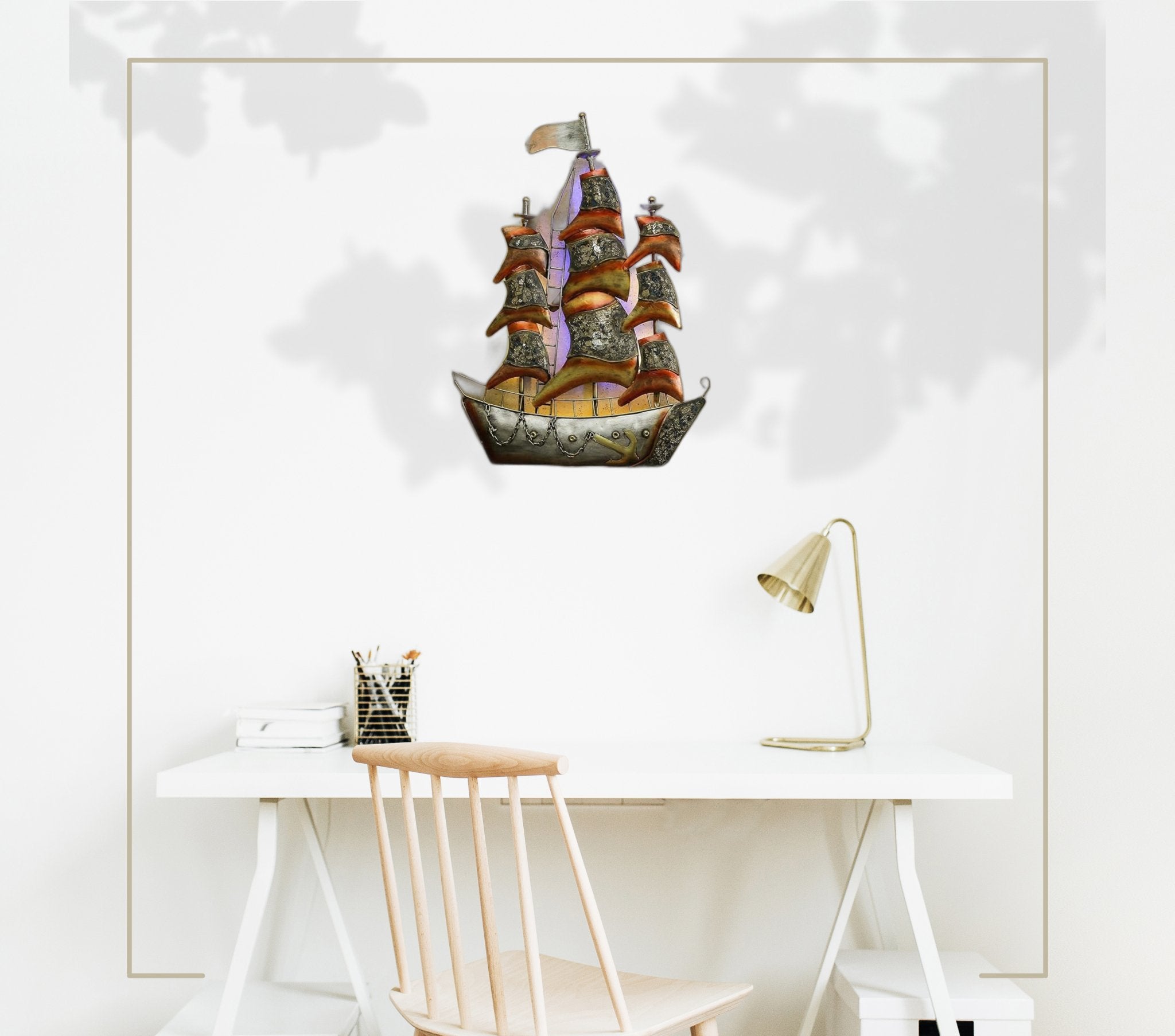 Nautical Ship LED Wall Art - Wall Art at Nestern