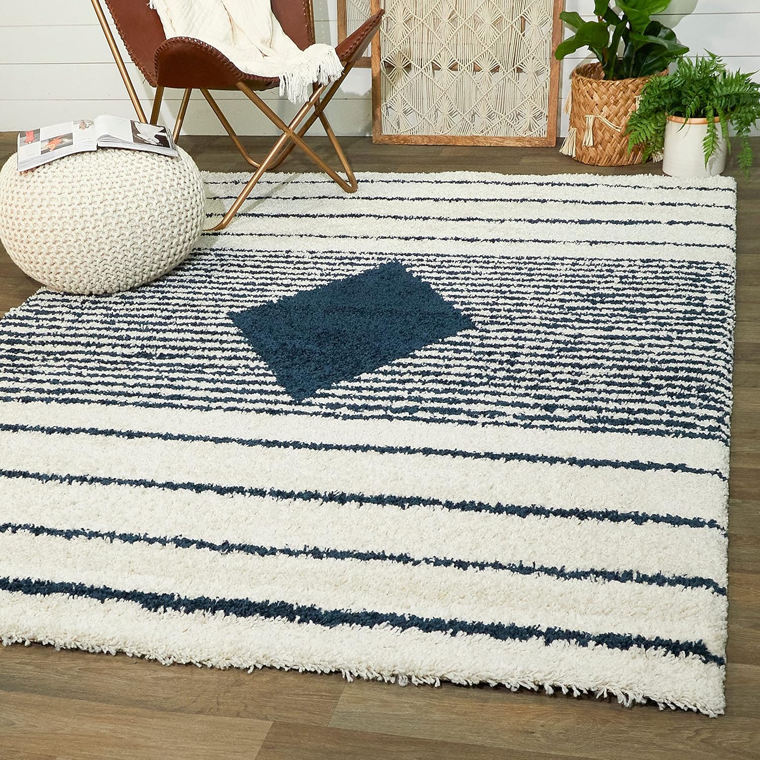 Nautical Stripes Area Rug - Rugs at Nestern