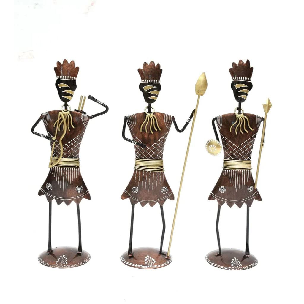 Old Tribal Harmony Handcrafted Figurine Set - Table Decors at Nestern