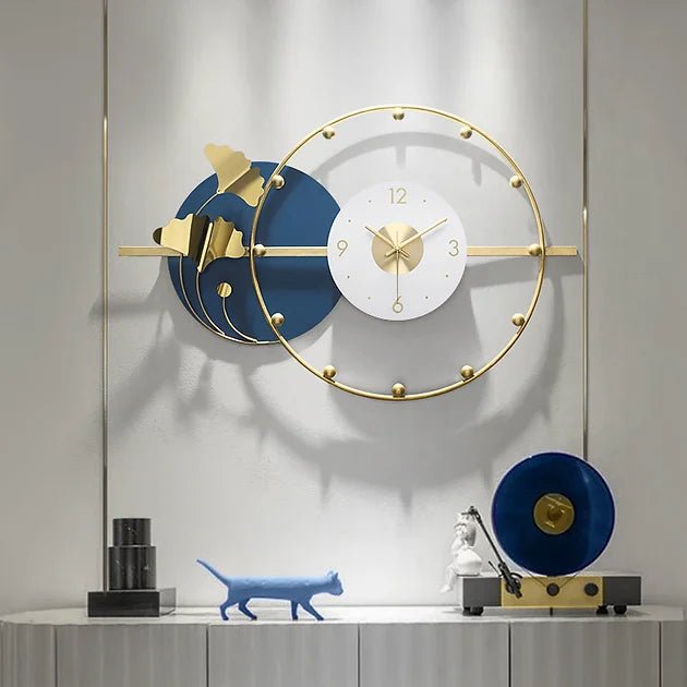 Orbit of Time - Metal Circle Wall Clock - Wall Clock at Nestern