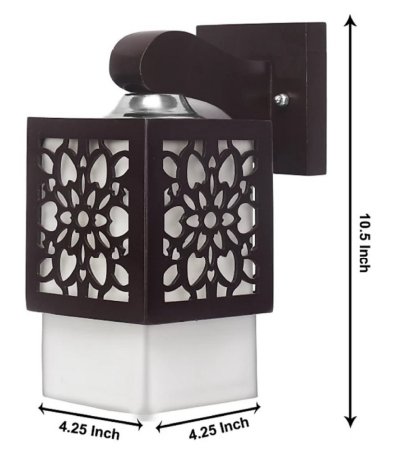 Ornamental Cut - Outs Cube Wall Lamp - Wall Lights at Nestern