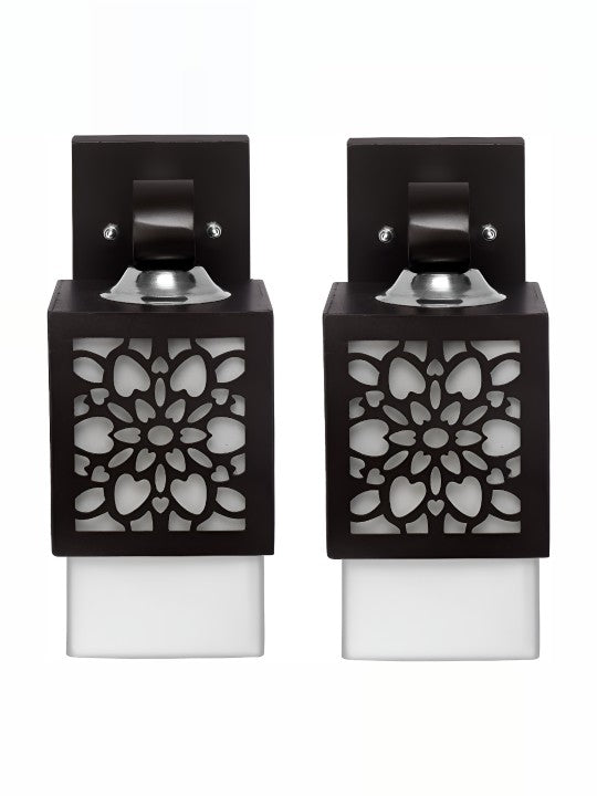 Ornamental Cut - Outs Cube Wall Lamp - Wall Lights at Nestern