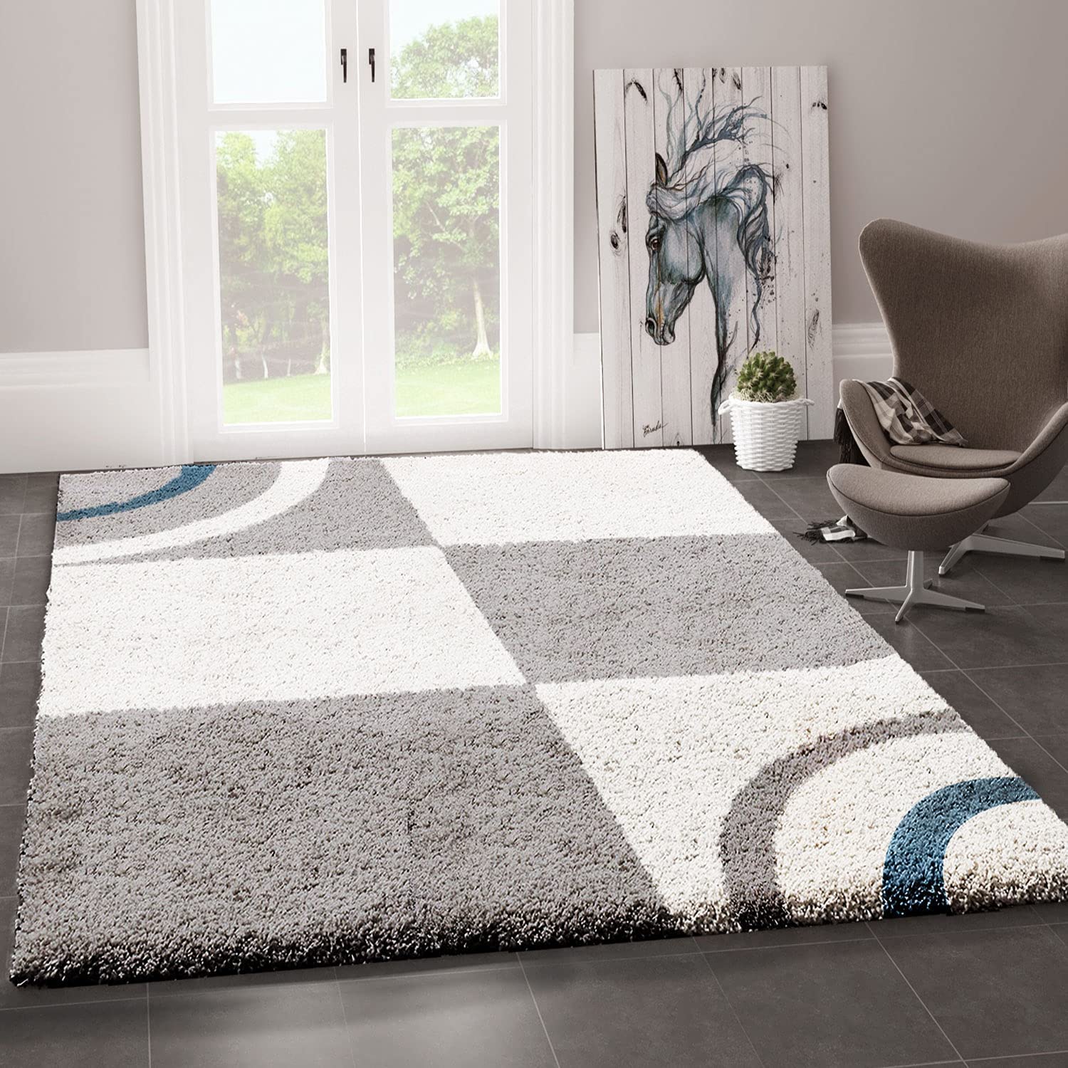 Pattern Plush Area Rug - Rugs at Nestern