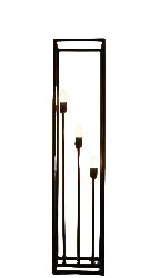 Quad Hanging Filament Floor Lamp with Powder Coated Finish - Home Decor at Nestern