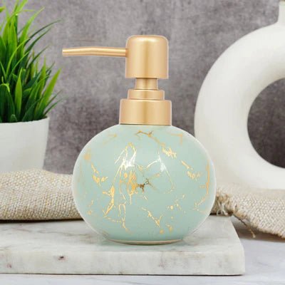 Round Bathroom Soap Dispenser - Home Decor at Nestern