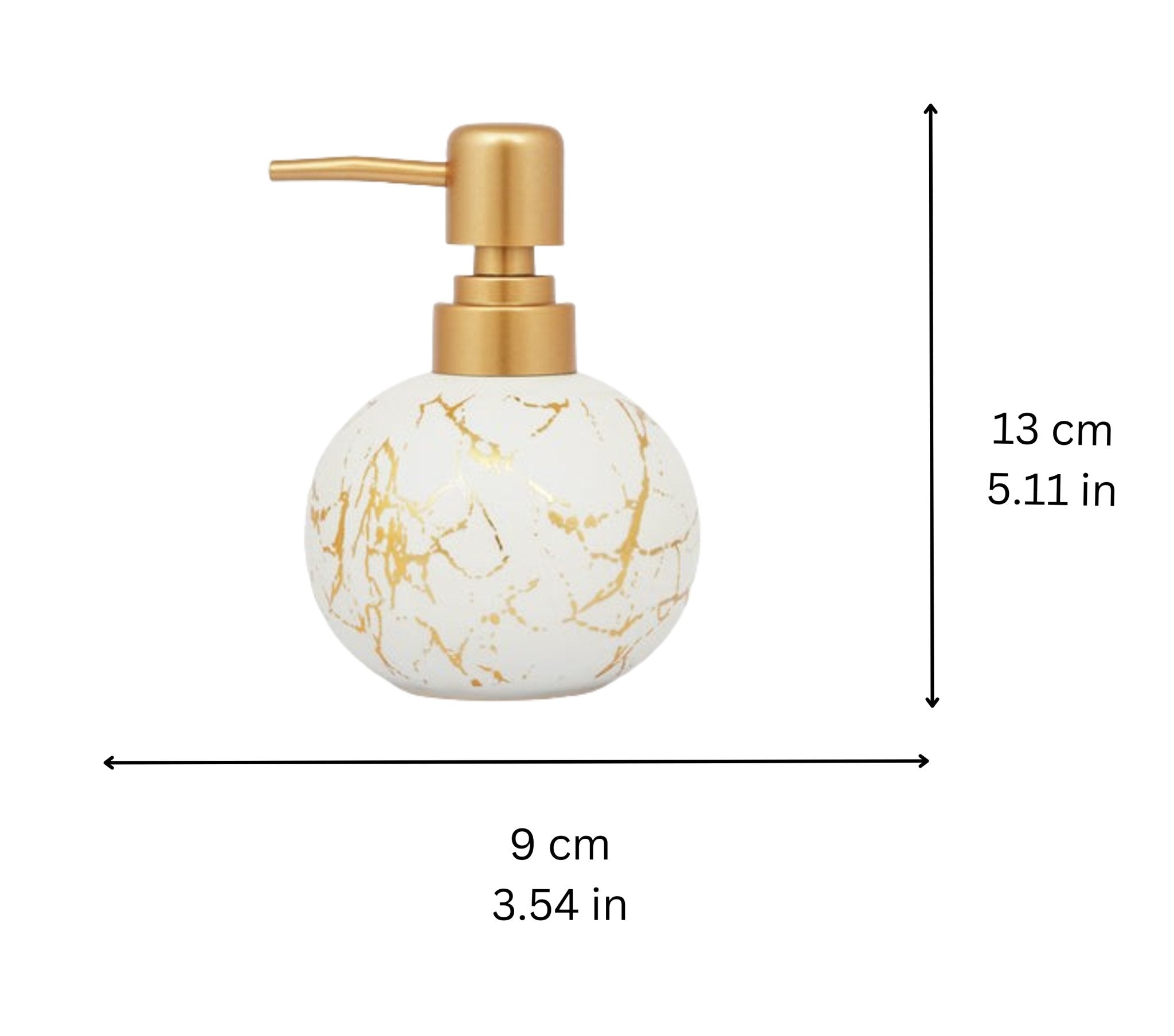 Round Bathroom Soap Dispenser - Home Decor at Nestern