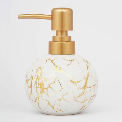 Round Bathroom Soap Dispenser - Home Decor at Nestern