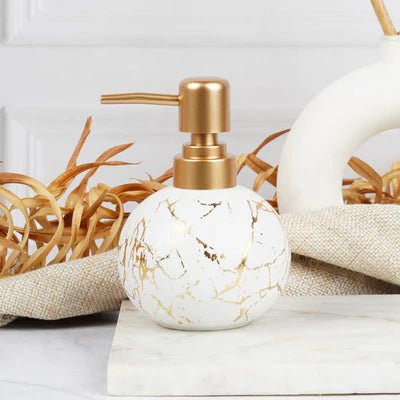 Round Bathroom Soap Dispenser - Home Decor at Nestern