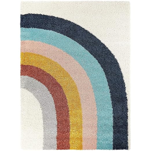 Semi - Circular Colorful Pattern Area Rug - Rugs at Nestern