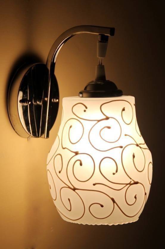 Swirling Cut-Out Wall Lamp