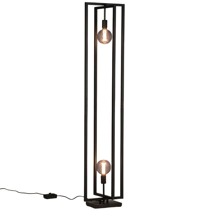 Sleek Iron Floor Lamp - Home Decor at Nestern