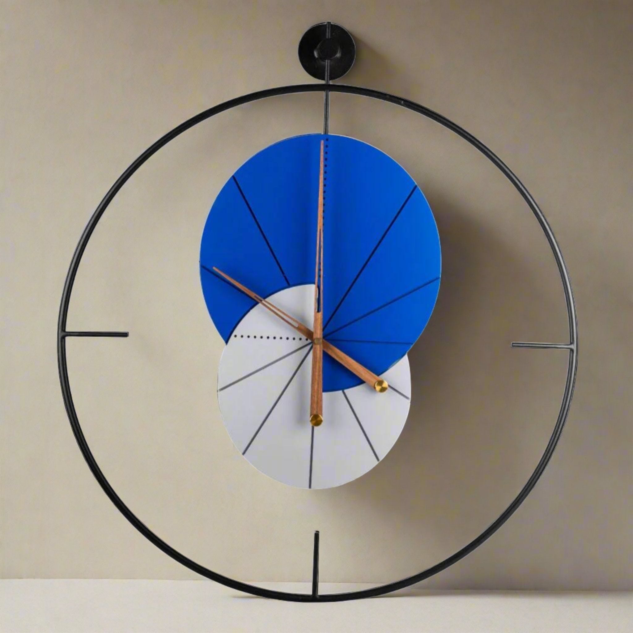 Sophisticated Minimalist Metal Wall Clock - Wall Clock at Nestern