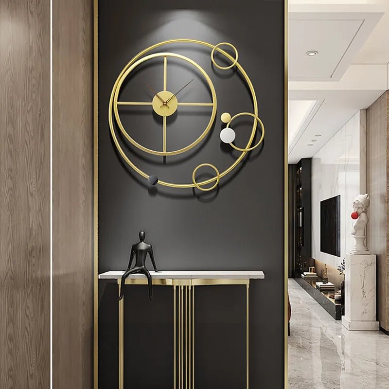 Sphere of Time - Circle Wall Clock with Sophisticated Design - Wall Clock at Nestern