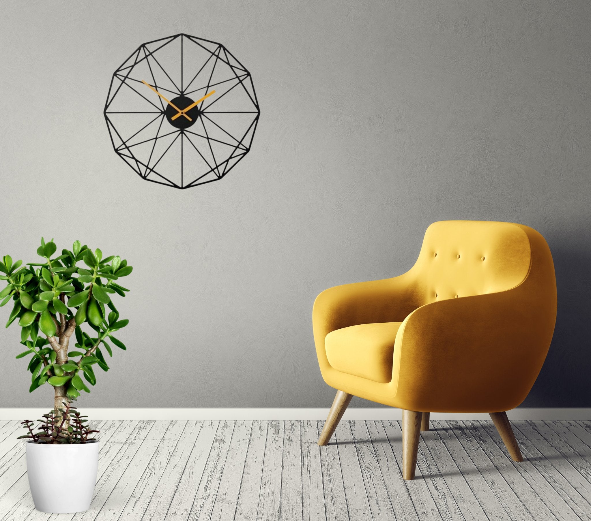 Spider Web Wall Clock - Wall Clock at Nestern